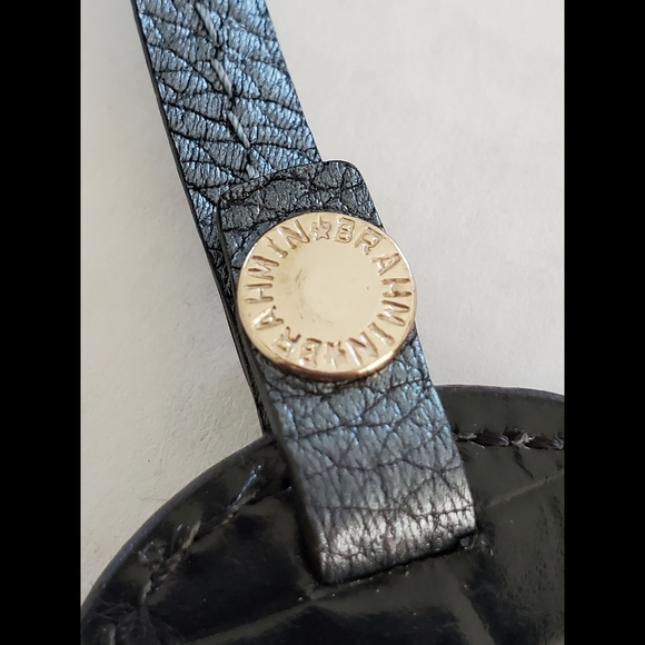 *Black Diamond* Brahmin Luggage Tag, Leather - Picture 4 of 6